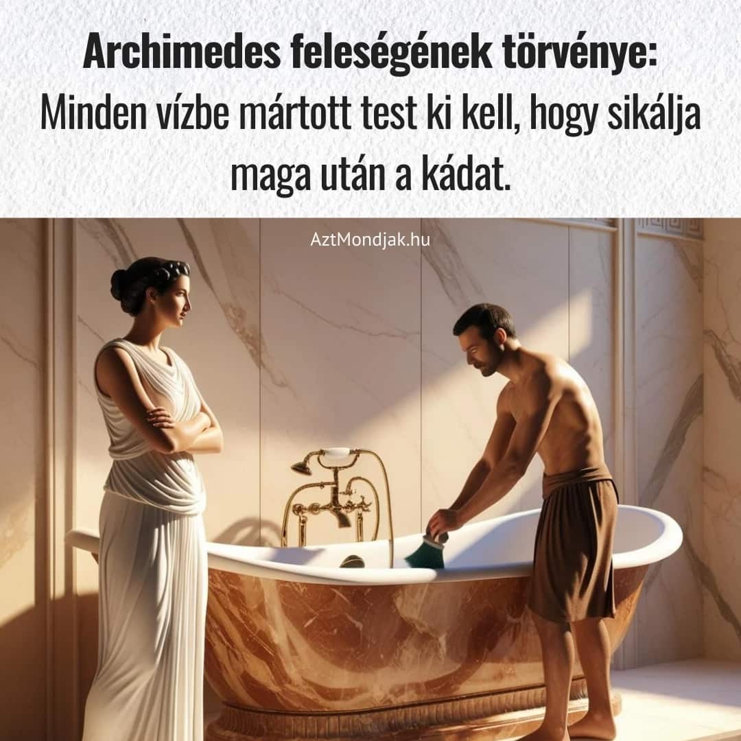 Archimedes feleségének törvénye