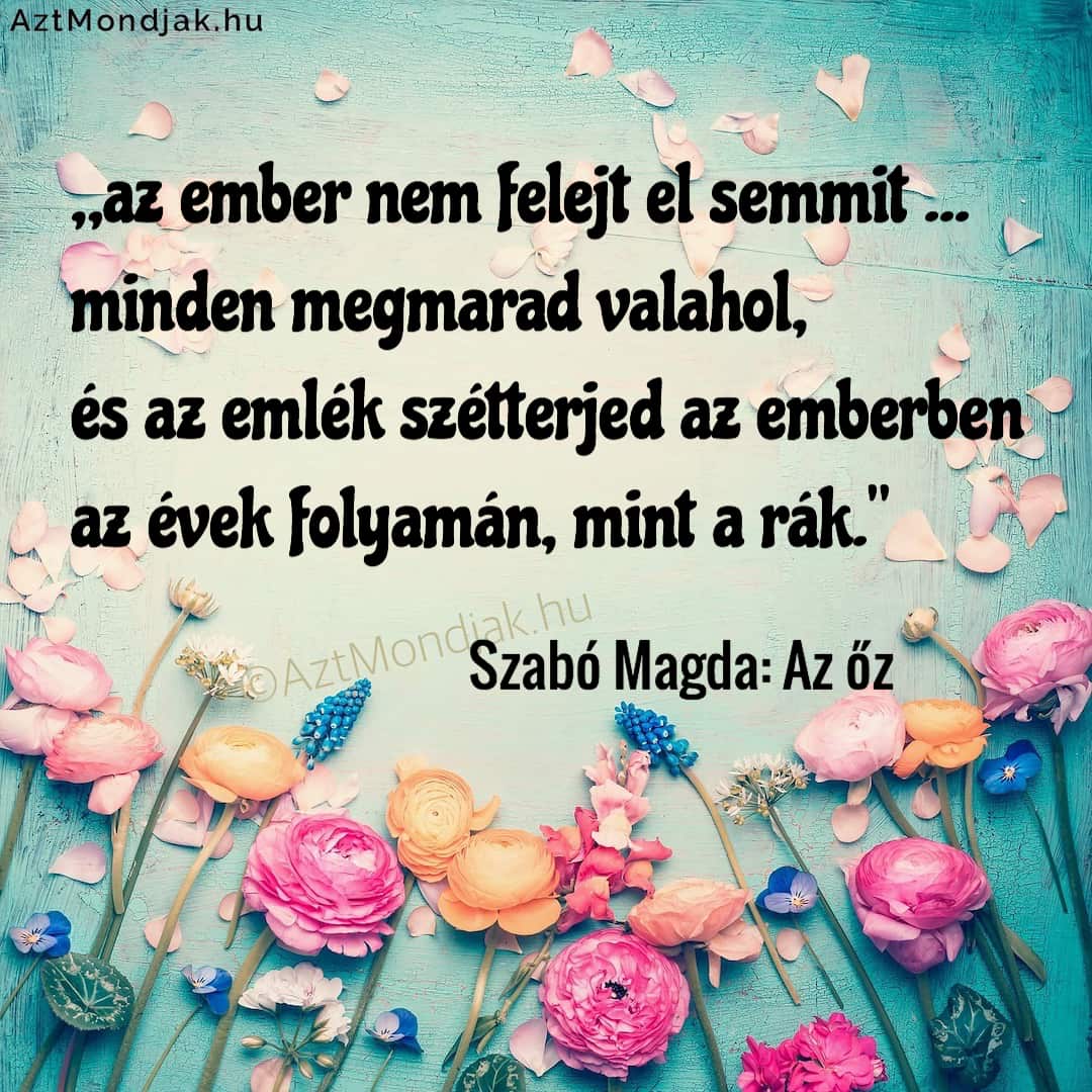 Az ember nem felejt el semmit