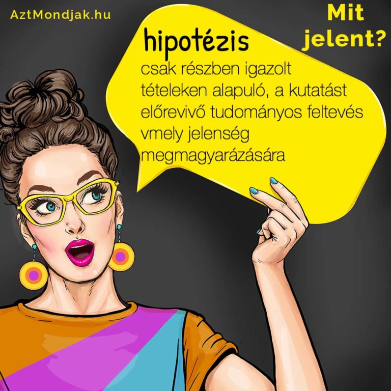 Hipotézis jelentése